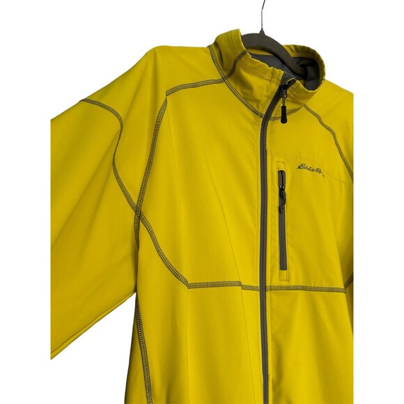 Eddie Bauer Mens‎ Lightweight Weatherproof Yellow Jacket Size L - Picture 2 of 6